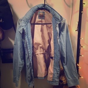 Gap Thin Jean Jacket with Hoodie